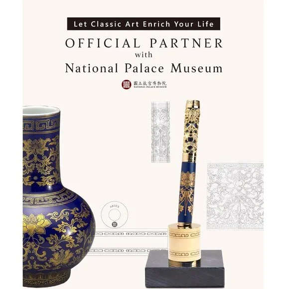 ARTEX Executive Rollerball Pen Sets With Stand - Museum Art Collections
